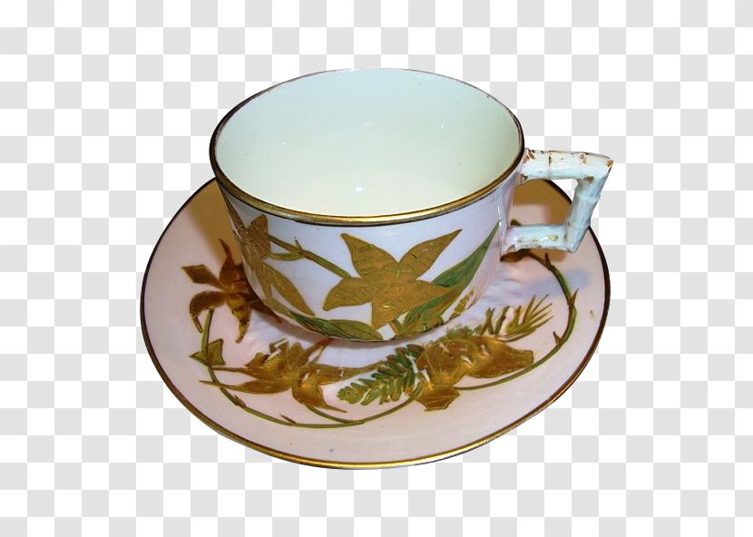 Coffee Cup Tea Saucer Porcelain Mug Transparent PNG