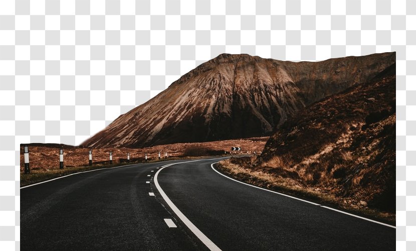 Road Highway Asphalt Infrastructure Highland - Trip Thoroughfare Transparent PNG