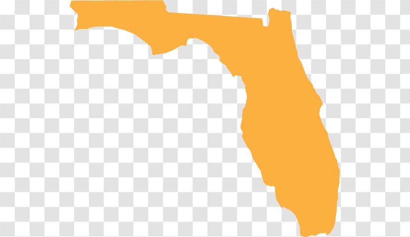 Florida Vector Map - Royaltyfree Transparent PNG