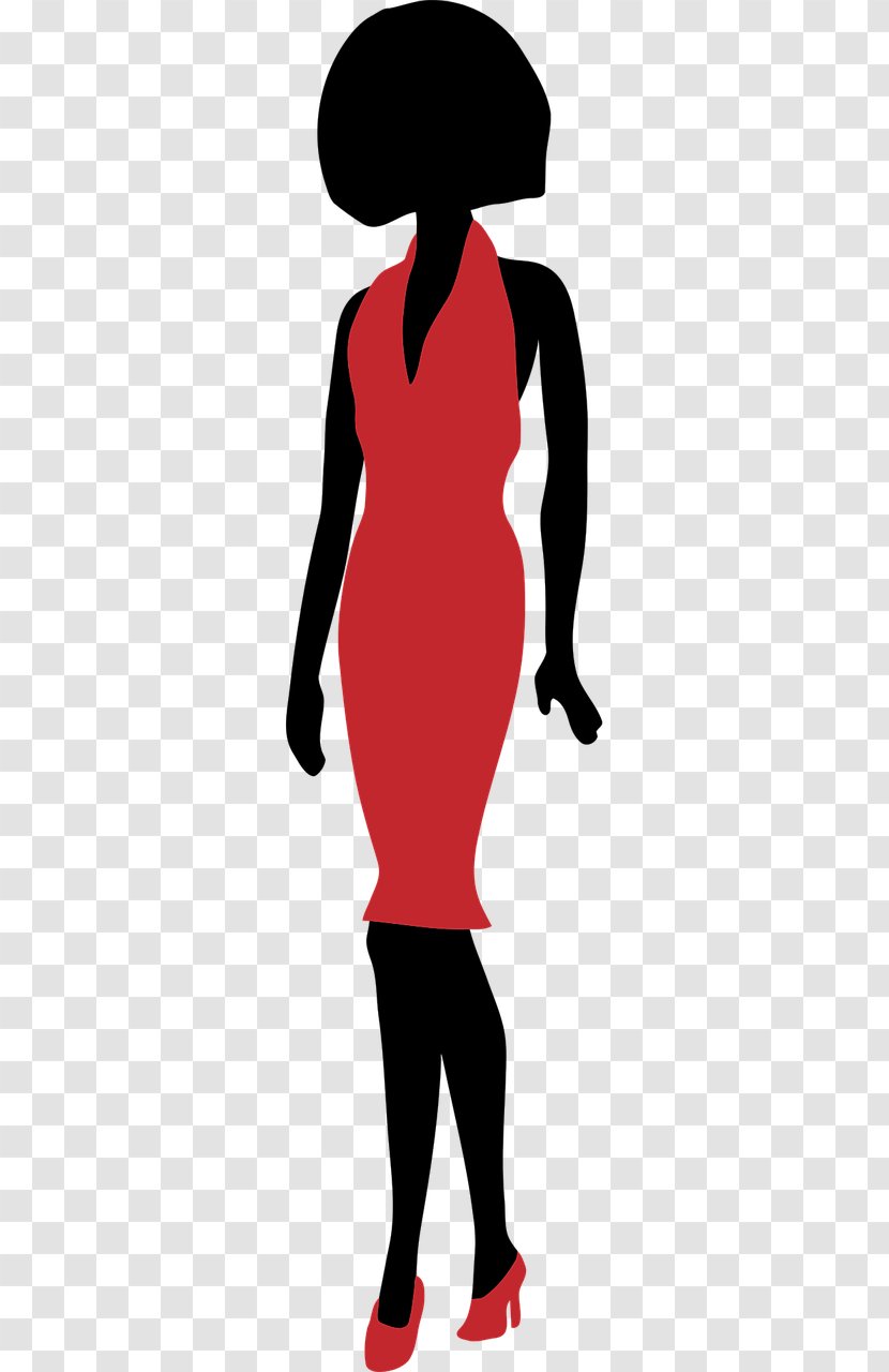 Woman Silhouette Fashion Clip Art - Frame Transparent PNG