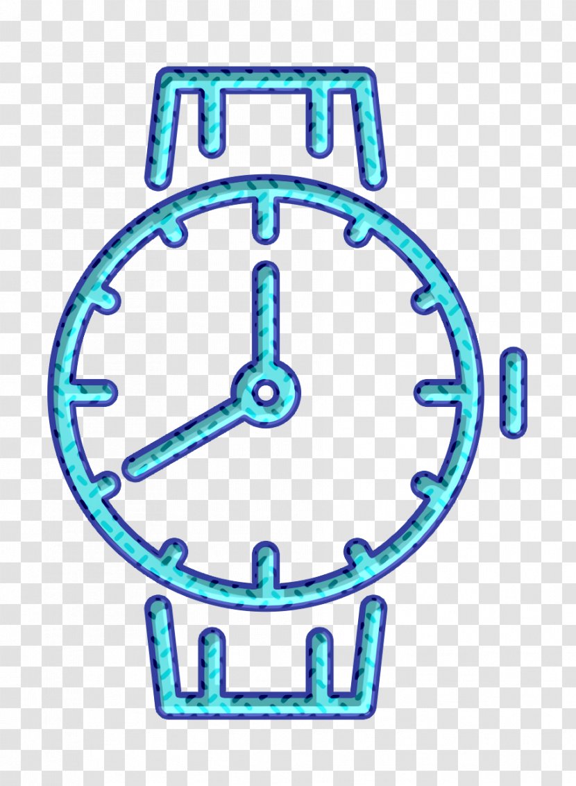 Meeting Icon - Time - Electric Blue Aqua Transparent PNG