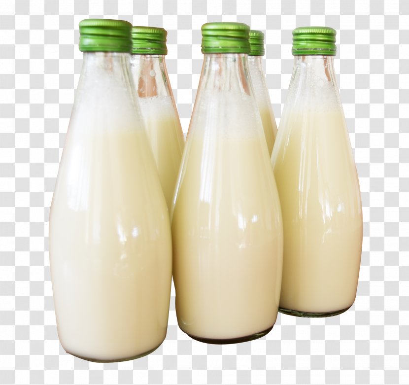 Soy Milk Latte Bottle Cows - Dairy Product Transparent PNG