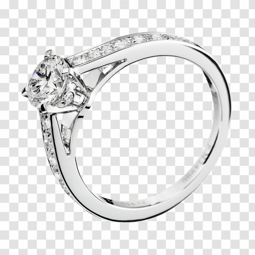 Solitaire Engagement Ring Wedding Boucheron Transparent PNG