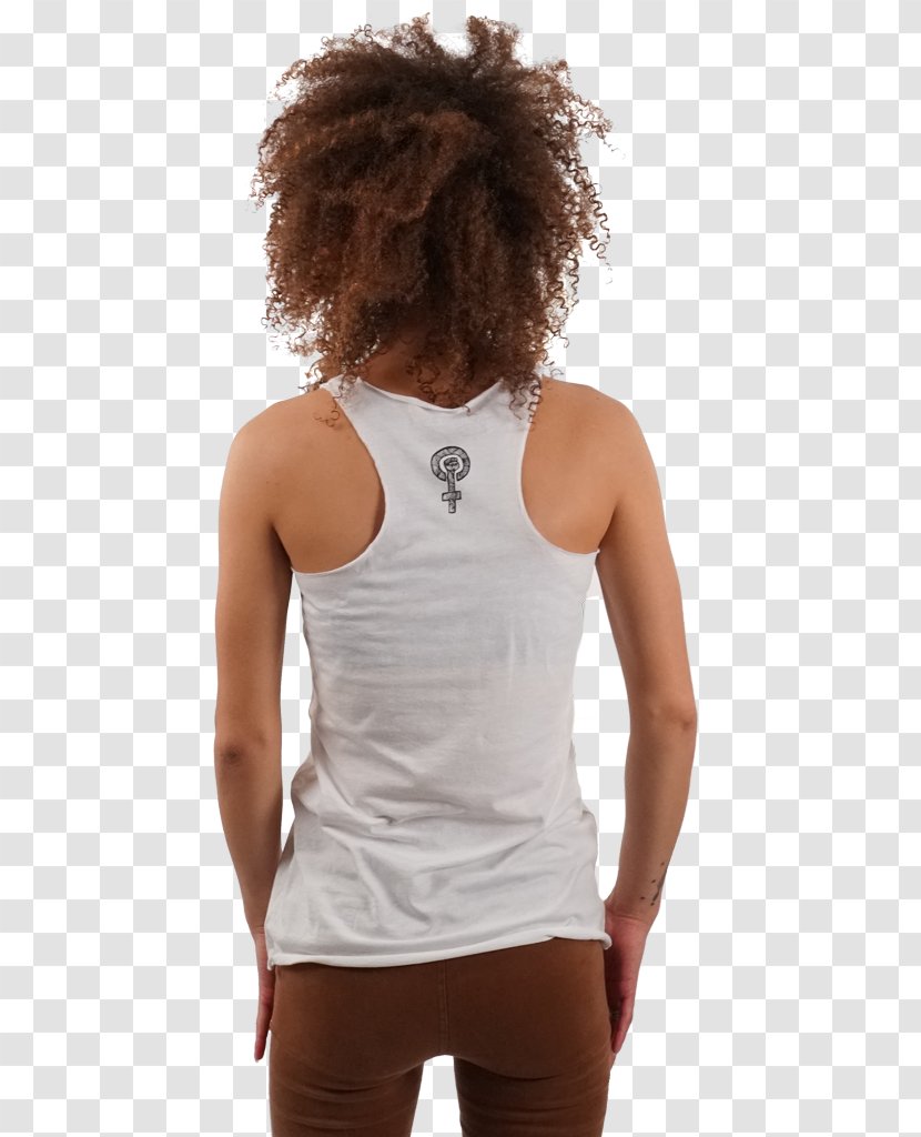 Sleeveless Shirt T-shirt Undershirt Shoulder - Silhouette Transparent PNG