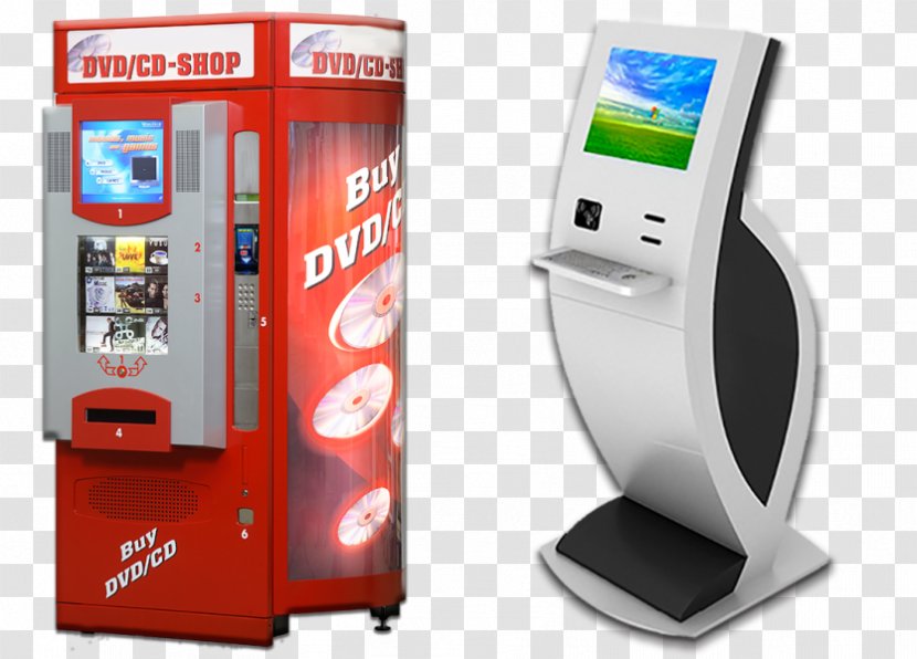 Interactive Kiosks Vending Machines Jukebox - Multimedia - Dvd Transparent PNG