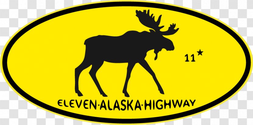Clip Art Alaska 11 Logo Symbol Wildlife - Silhouette - Dalton Highway Transparent PNG