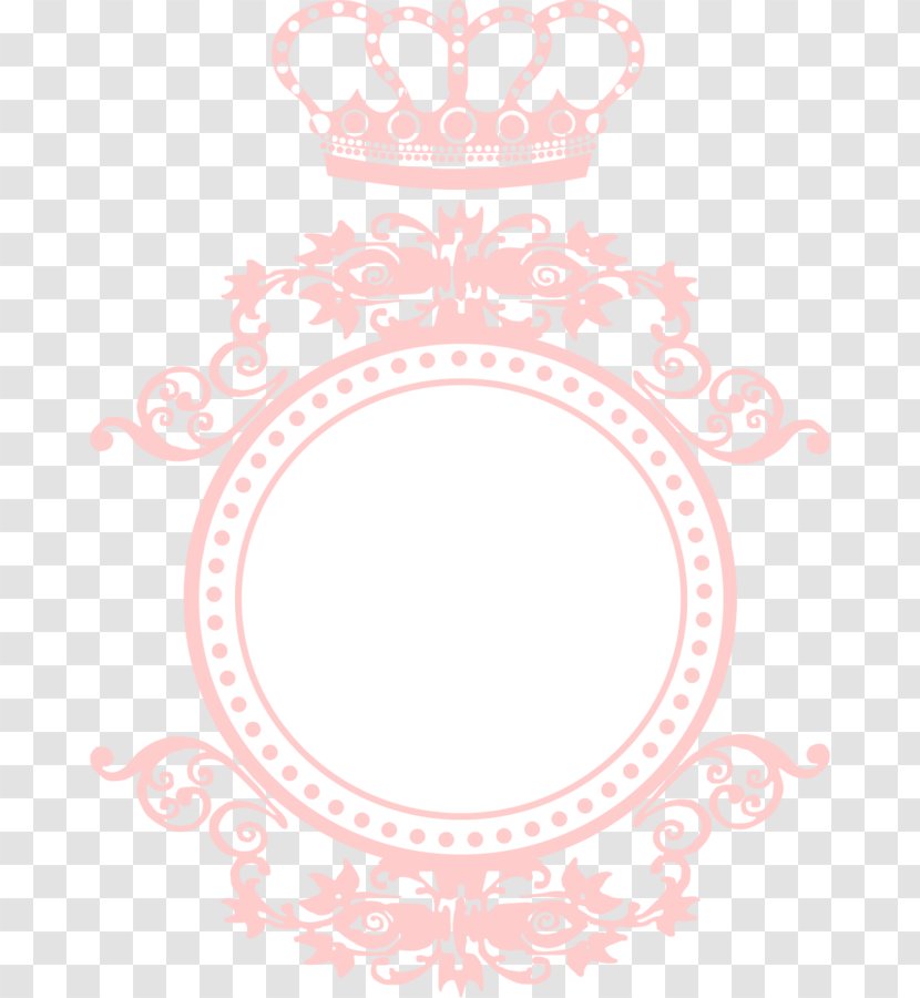 Monogram Crown Pink Transparent PNG
