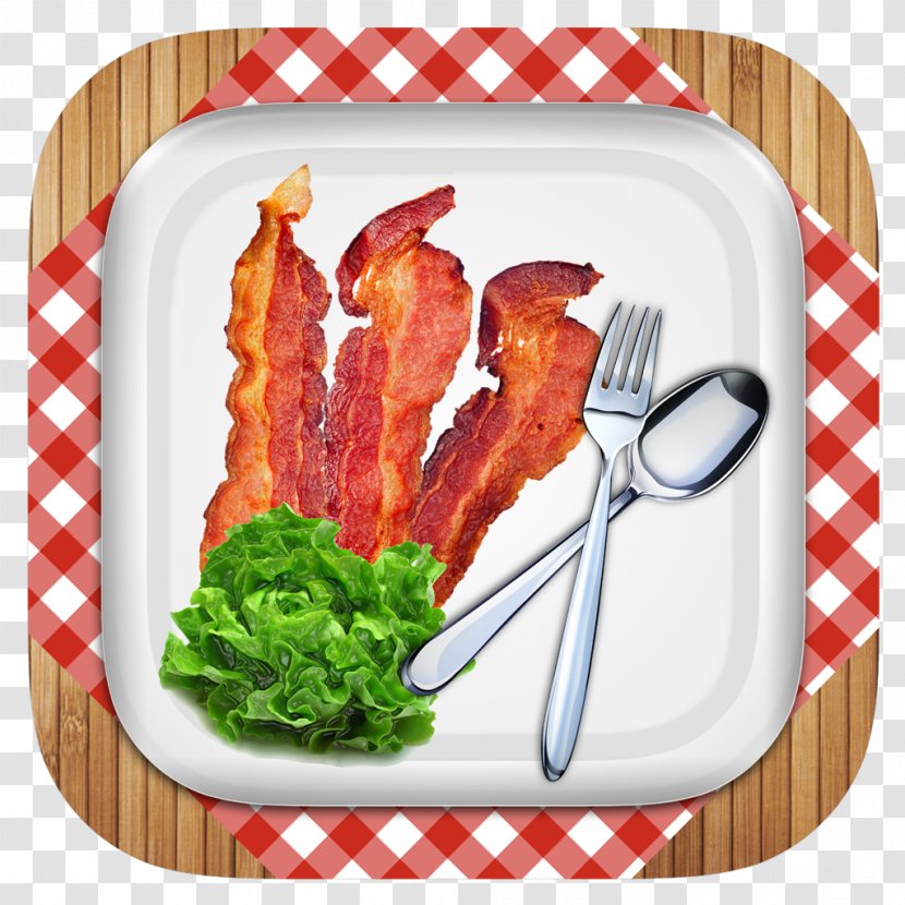 Roast Beef Bresaola Tableware Food Dish - Dishware - Bacon Transparent PNG