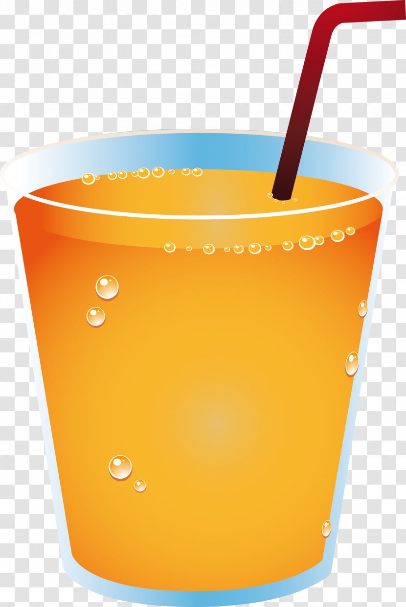 Orange Juice Drink Soft Cup - Cups Transparent PNG
