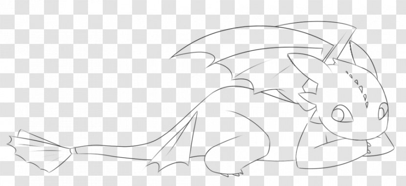 Coloring Book Toothless Night Fury - Heart - Tiger Dragon Transparent PNG