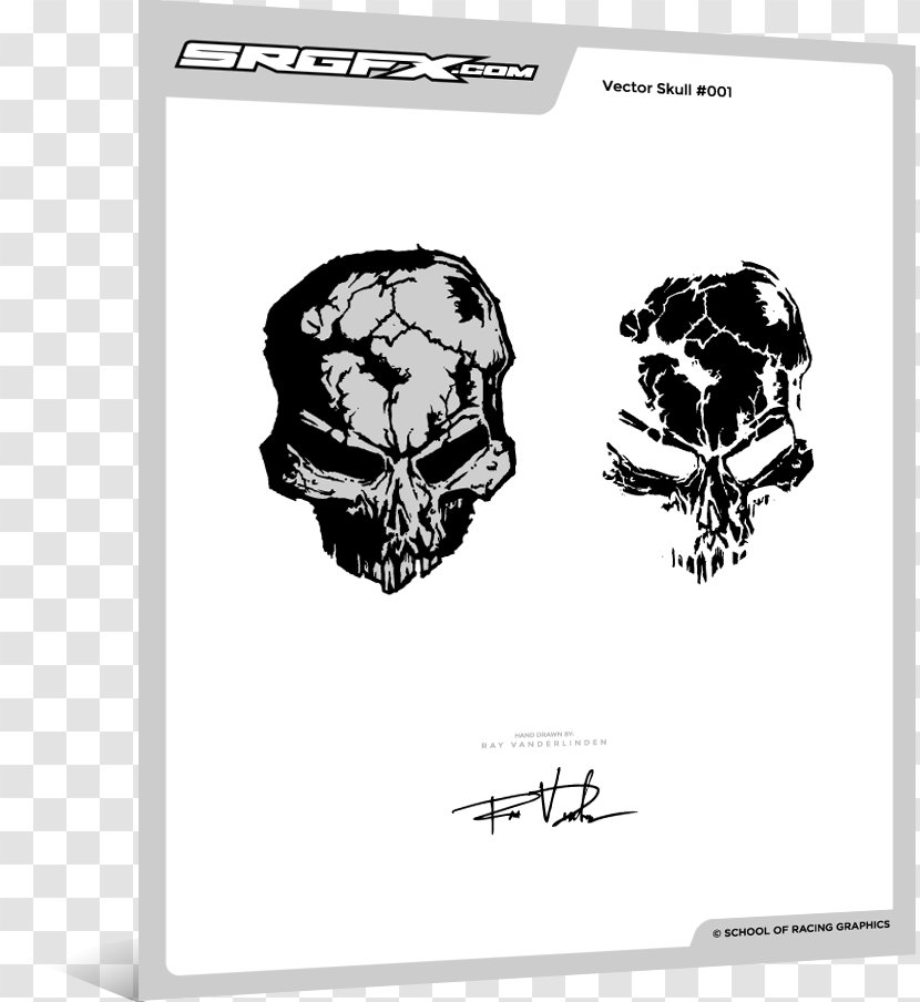 Skull Drawing Graphic Design - Logo - Pattern Transparent PNG