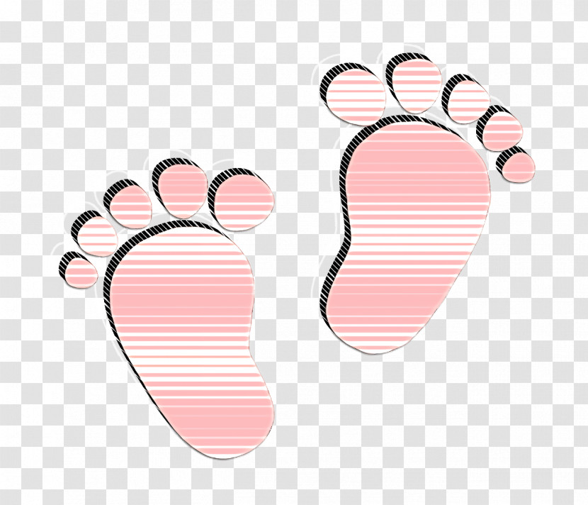 People Icon Footprints Icon Feet Icon Transparent PNG