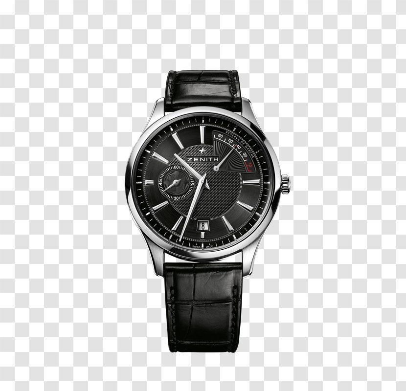 Automatic Watch Zenith Power Reserve Indicator Longines - Reloj Transparent PNG