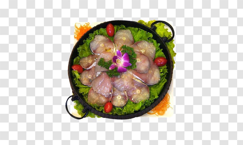 Sashimi Fish Slice Steak Hot Pot Salad - Kuai - Iron Fillets Transparent PNG