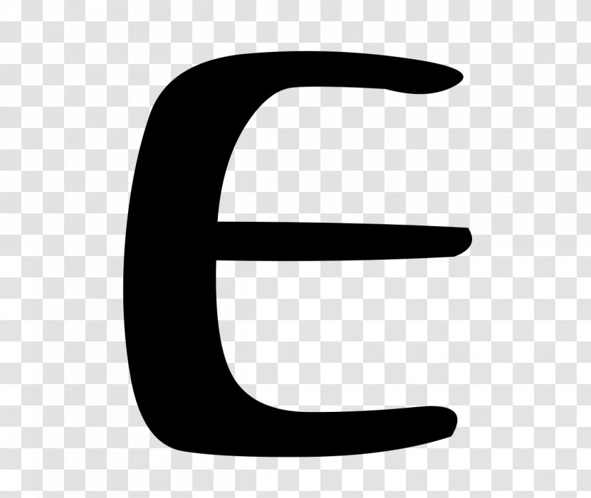 Epsilon Greek Alphabet Letter Uncial Script Font Transparent PNG