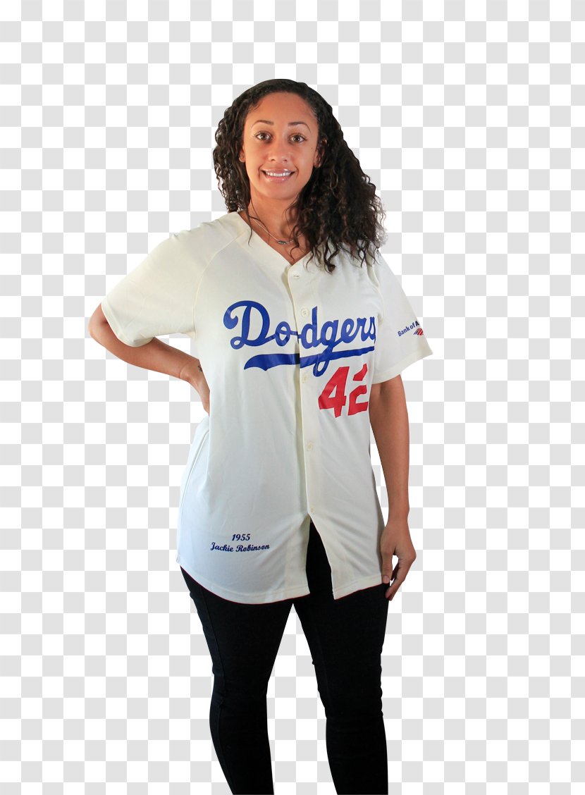 Sharon Robinson Jersey Los Angeles Dodgers 0 T-shirt - Costume Transparent PNG