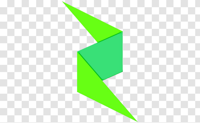 Angle Triangle Line Point Green Transparent PNG