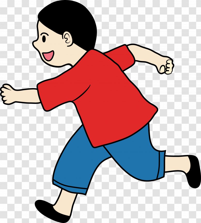 Child Running Clip Art - Kid Transparent PNG
