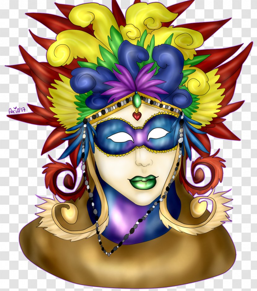 Illustration Graphics Mask Flower Legendary Creature - Axia Transparent PNG