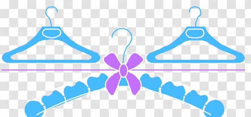 Clothes Hanger Clothing Clip Art - Purple Transparent PNG