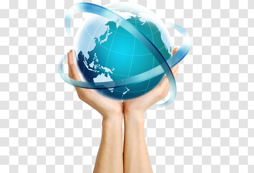 Business Company Service - Joint - Hands Holding The Earth Communications Transparent PNG
