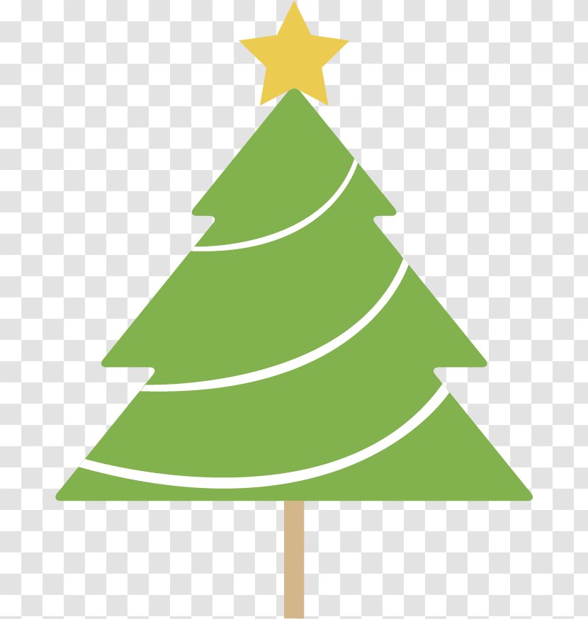 Christmas Tree Tree-topper Illustration - Fir - Green Transparent PNG