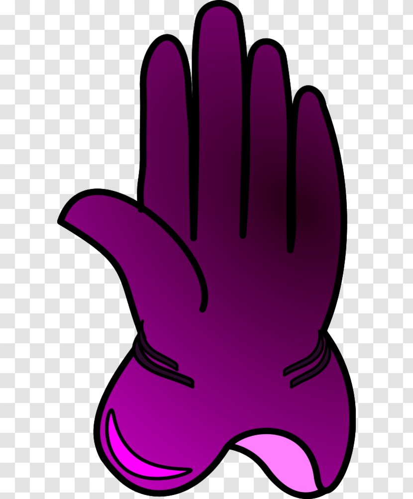 Clip Art Women Glove Drawing Clothing - Purple - Hand Transparent PNG