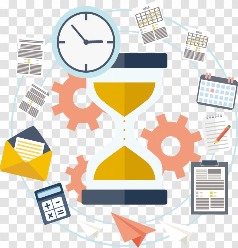 Small Business Service Process Management - Technology - Hourglass Report Gear Transparent PNG