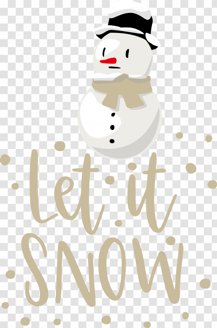 Let It Snow Snow Snowflake Transparent PNG