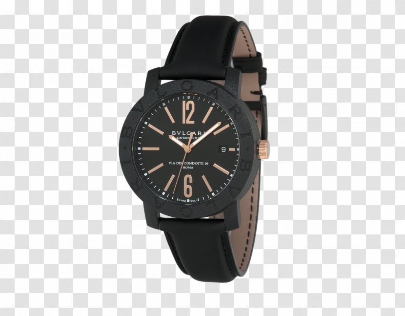 Bulgari Watch Jewellery Clock Luxury - Gold - Bvlgari Black Male Sports Transparent PNG