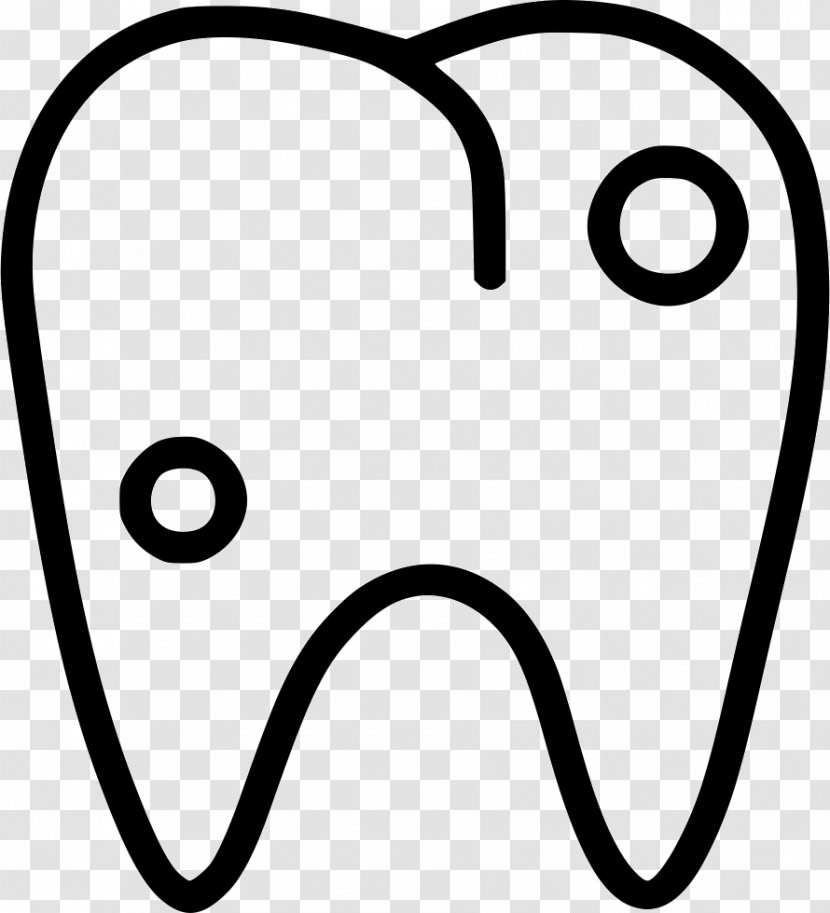 Dentistry Medicine Human Tooth - Silhouette - Cartoon Transparent PNG
