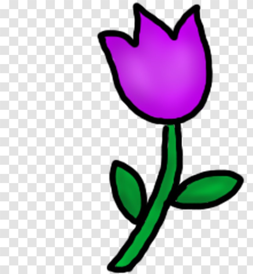 Cut Flowers Breakfast Plant Stem - Flora - Purple Tulips Transparent PNG