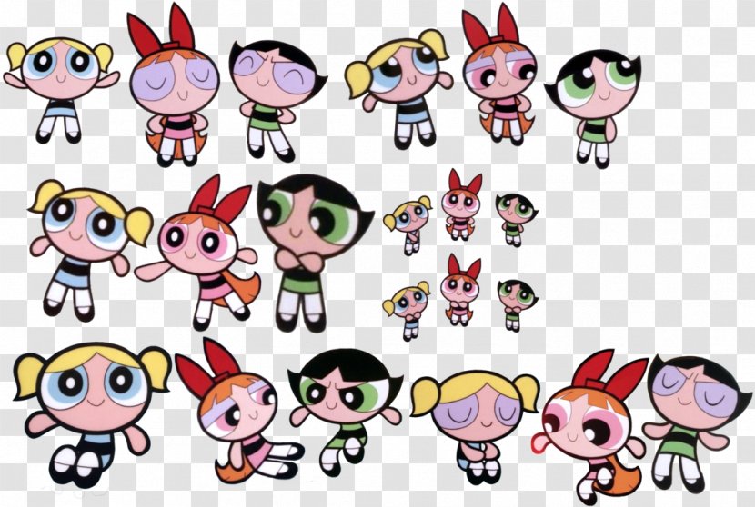 Cartoon Rough Draft Studios - Fiction - Powerpuff Girls Transparent PNG