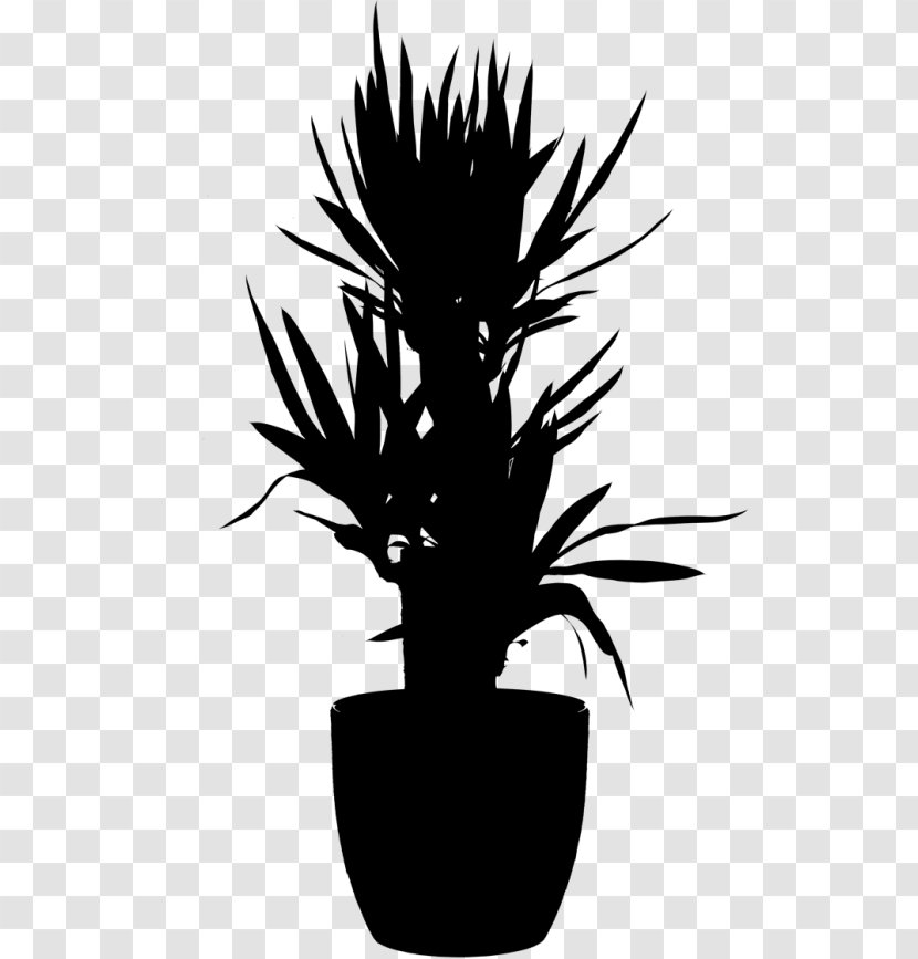 Palm Trees Flower Plant Stem Silhouette Plants - Terrestrial - Agave Transparent PNG