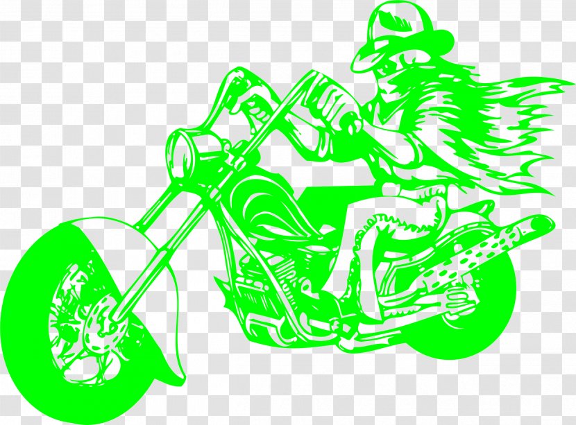 Motorcycle Chopper Vector Graphics Harley-Davidson Clip Art - Vehicle Transparent PNG