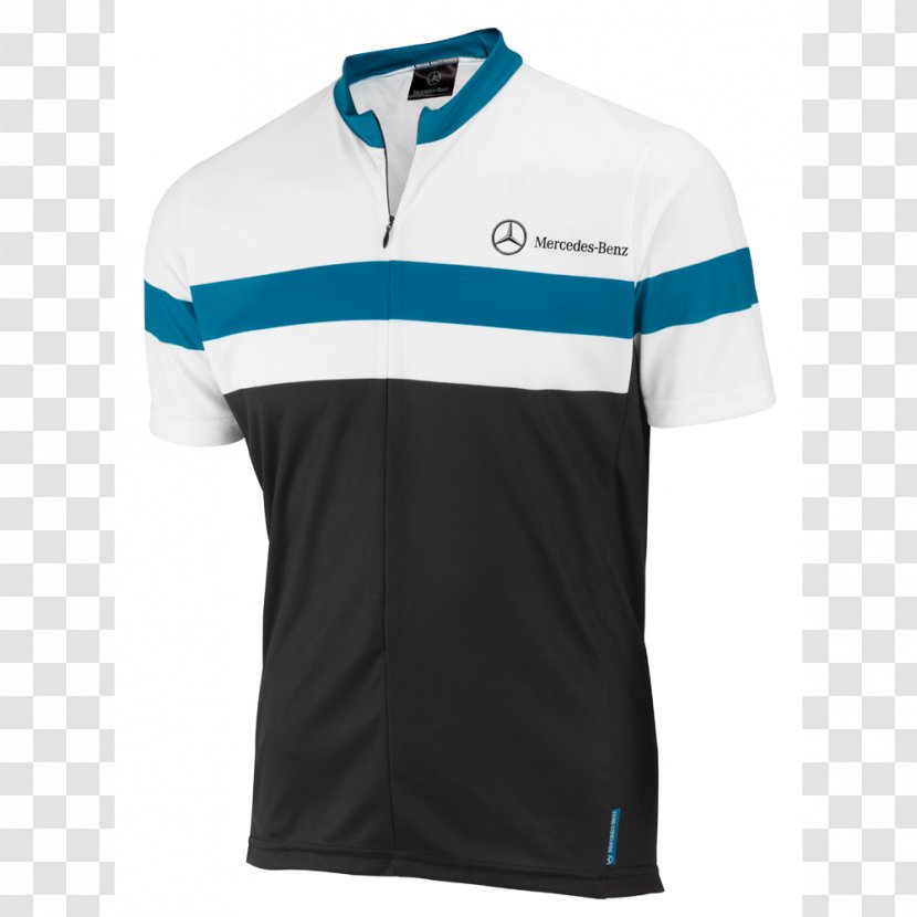 Mercedes-Benz T-shirt Bicycle Jersey Cycling - Brand - Mercedes Benz Transparent PNG