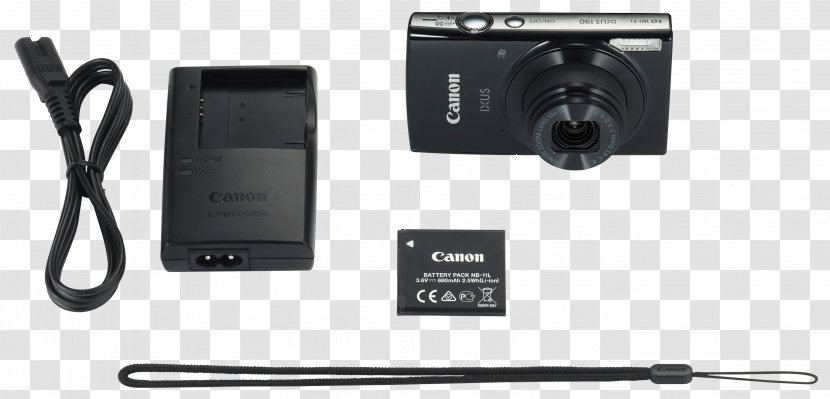 Canon IXUS 185 Digital Camera PowerShot ELPH 190 IS 145 - Hardware - Mp Car Group Transparent PNG