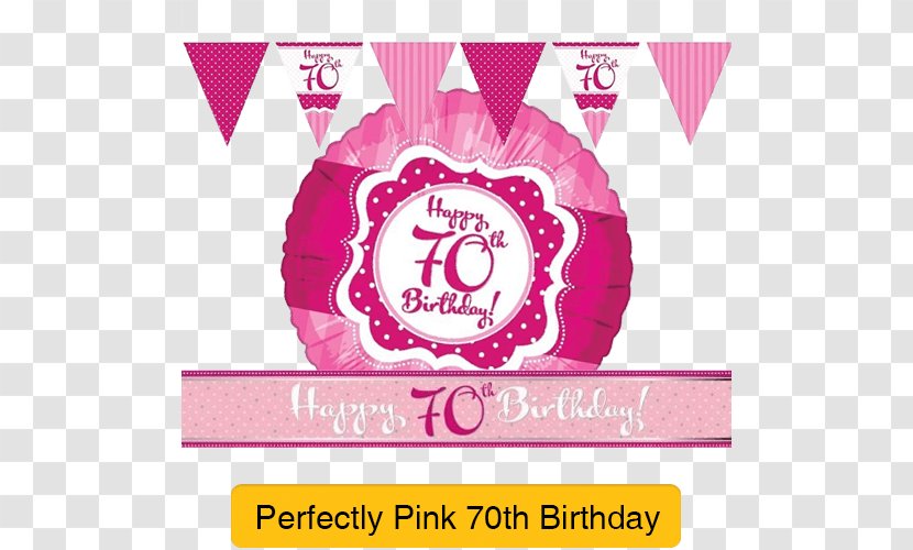 Party Game Birthday - Area - 70th Transparent PNG