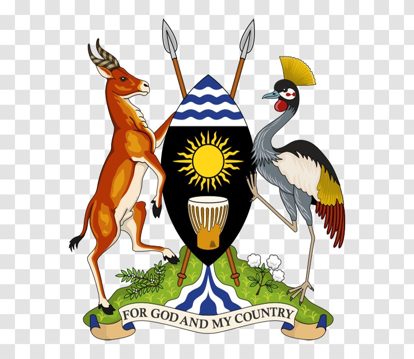 Buganda Coat Of Arms Uganda Flag Ugandan Kob - Tanzania - Blazon Transparent PNG