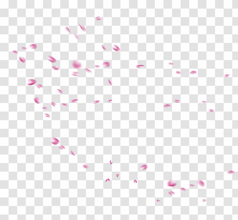 Petal Pink - Resource - Petals Floating Flying Free Material Transparent PNG