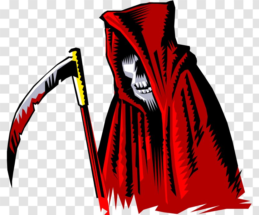 Death Grim Cartoon - Black - Reaper Transparent PNG