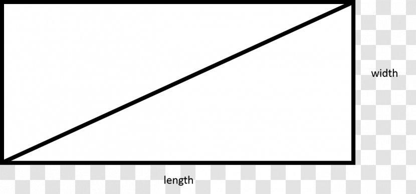Triangle Circle Point Area - Rectangle - Diagonal Transparent PNG