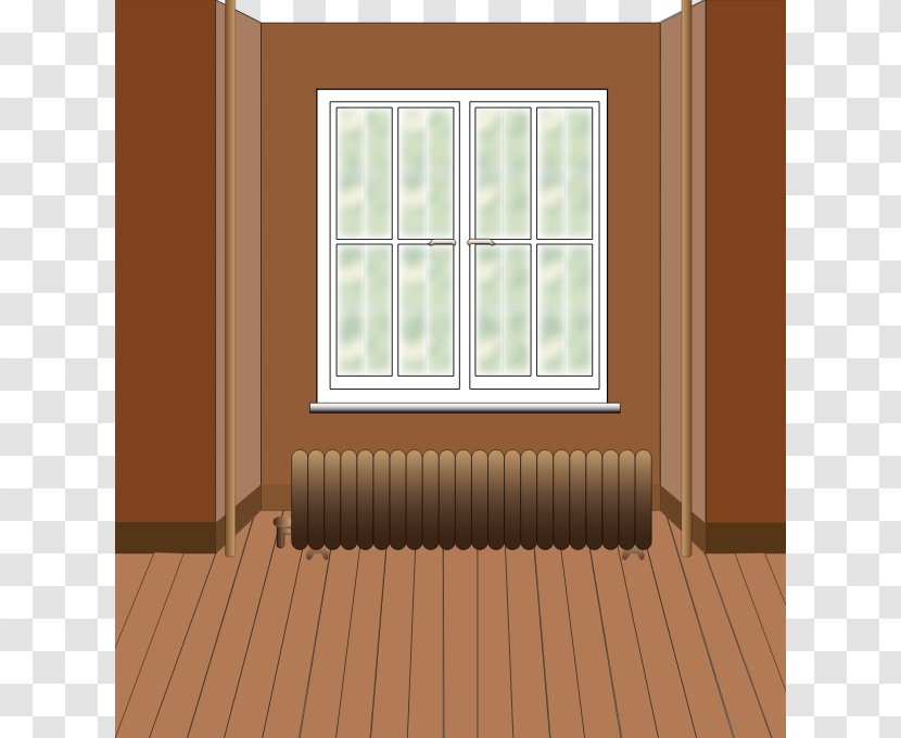 Window House Room Clip Art - Tile - Behind Cliparts Transparent PNG