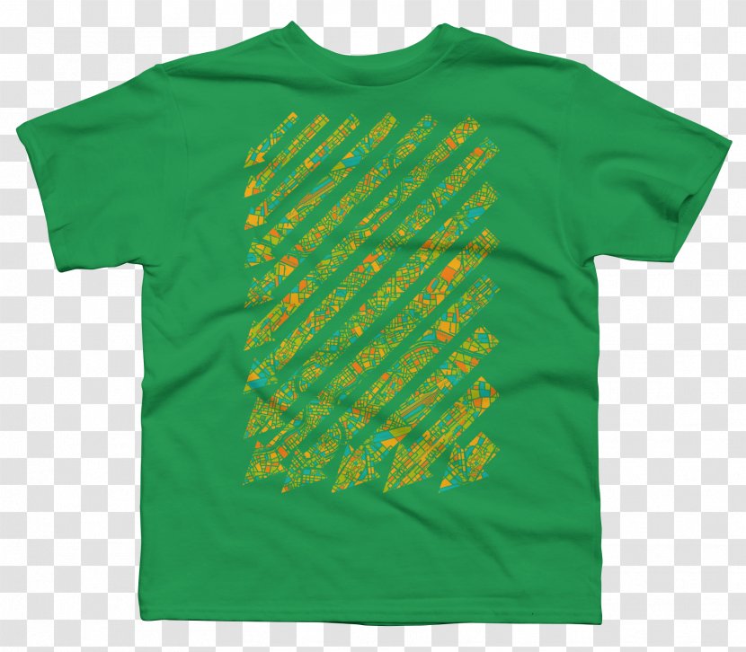 T-shirt Sleeve Green Font - Yellow - Gold Label Yacht Lapel T Shirt Transparent PNG