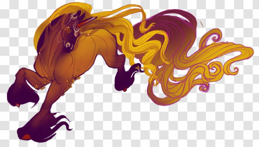 Horse Legendary Creature Cartoon Purple - Supernatural - Exquisite Personality Hanger Transparent PNG