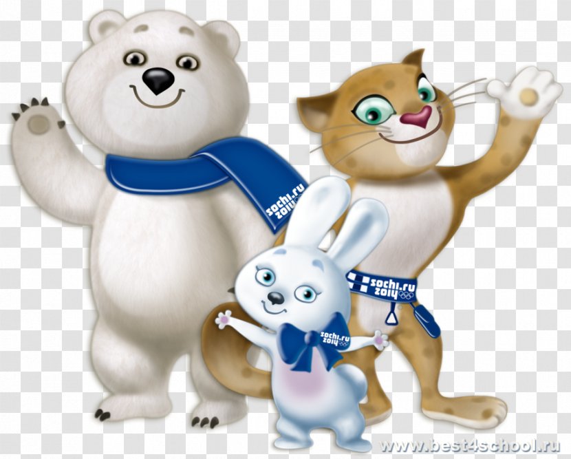 2014 Winter Olympics Sochi Olympic Games 2018 And Paralympic Mascots - Mascot - Sport Transparent PNG