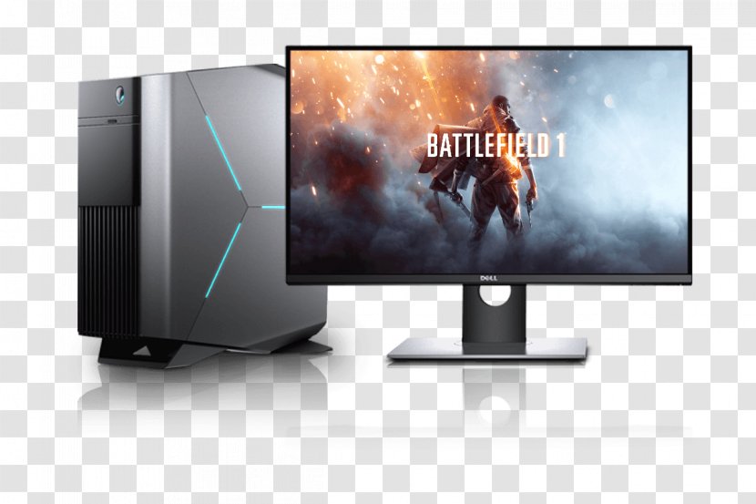 Battlefield 1 Computer Monitors Display Device Video Game - Monitor - Alienware Transparent PNG