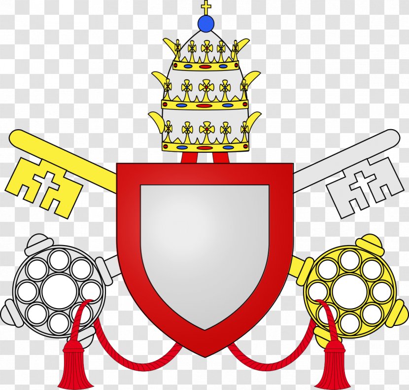 Papal Conclave Pope Coats Of Arms Coat Vatican City - Yellow - Monastery Saint Mina Transparent PNG