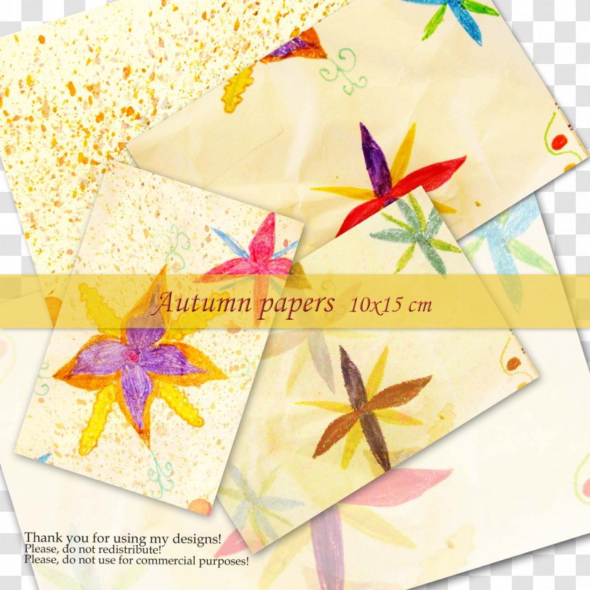 Origami Paper Font - Autumn Time Transparent PNG