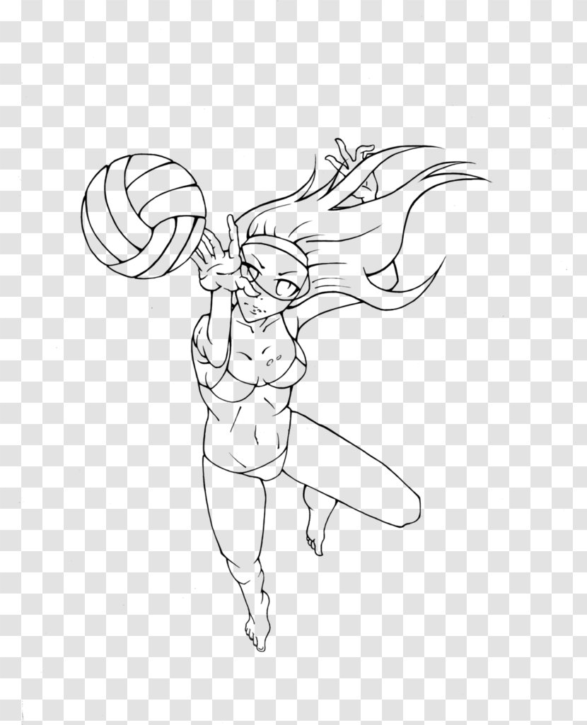 Drawing Volleyball Line Art Sketch - Frame Transparent PNG